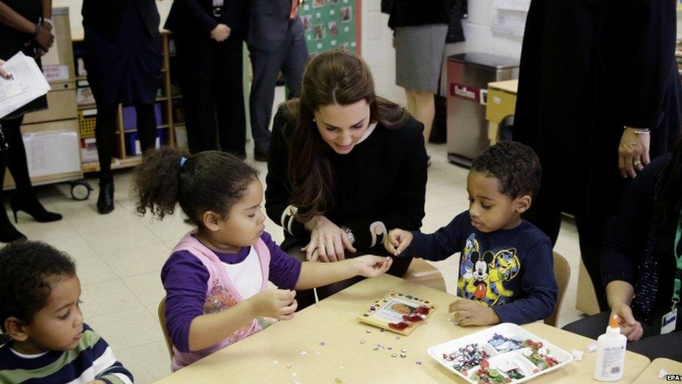 The Duchess of Cambridge at Northside Center for Child Development Harlem