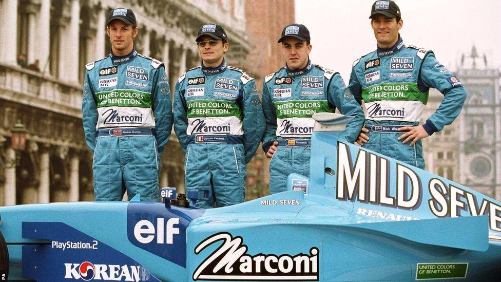 2001 Benetton team