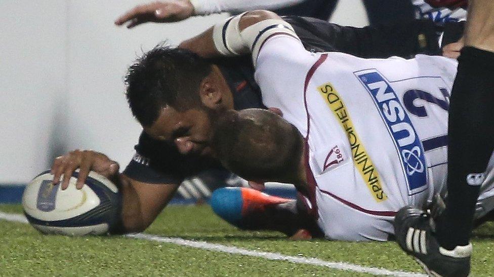 Billy Vunipola scored the third and final try for Saracens