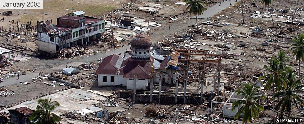 Teunom, Aceh, in 2005