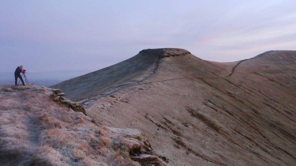 Brecon Beacons before sunrise