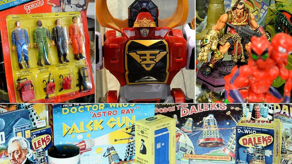 Various collectible toys