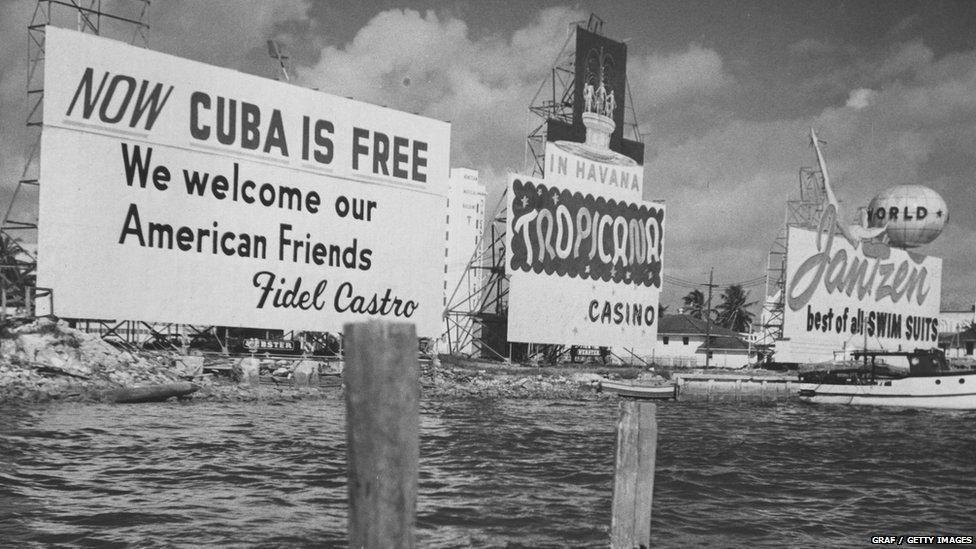 Advertisement on Miami waterfront