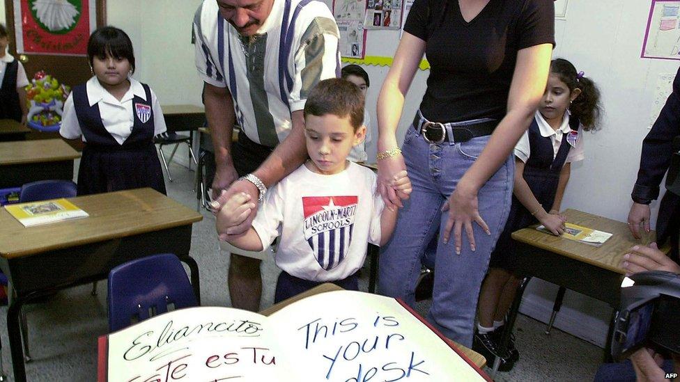 Elian Gonzalez in Miami, 1999