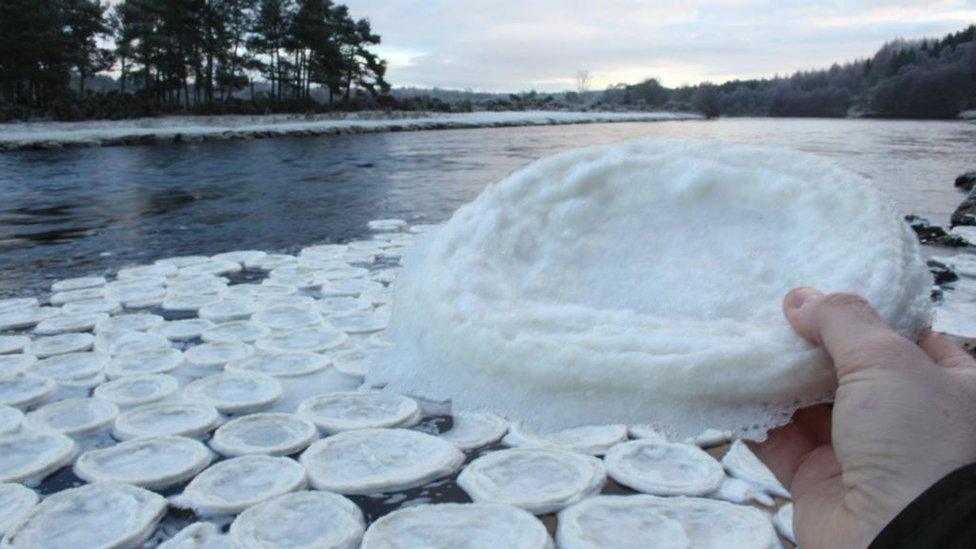 Ice pancakes