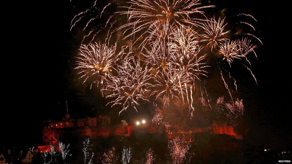 Hogmanay celebrations in Edinburgh