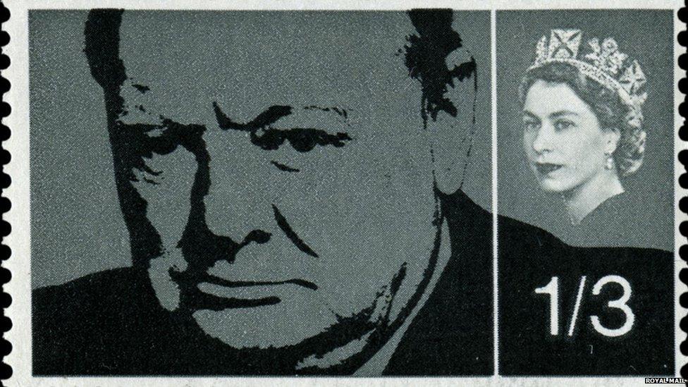 Winston Churchill stamp 1965