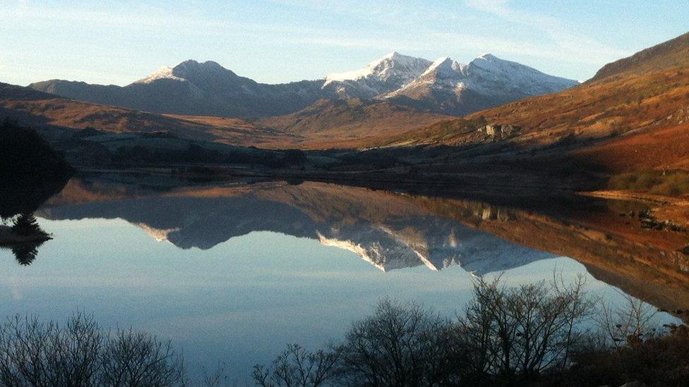 Snowdon from Llynnau Mymbyr taken by Phil Cousins. Please send your digital images using the link below (Your Pictures: Send Your Images) with details of yourself and how you came to take the image.