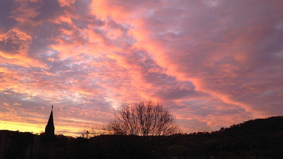 Early morning in Risca, near Newport by Kathleen Rousen