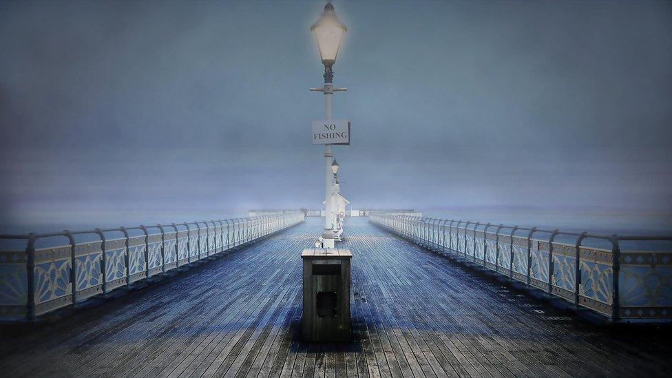 Lisa Wilmot captured this picture of fog surrounding Penarth pier