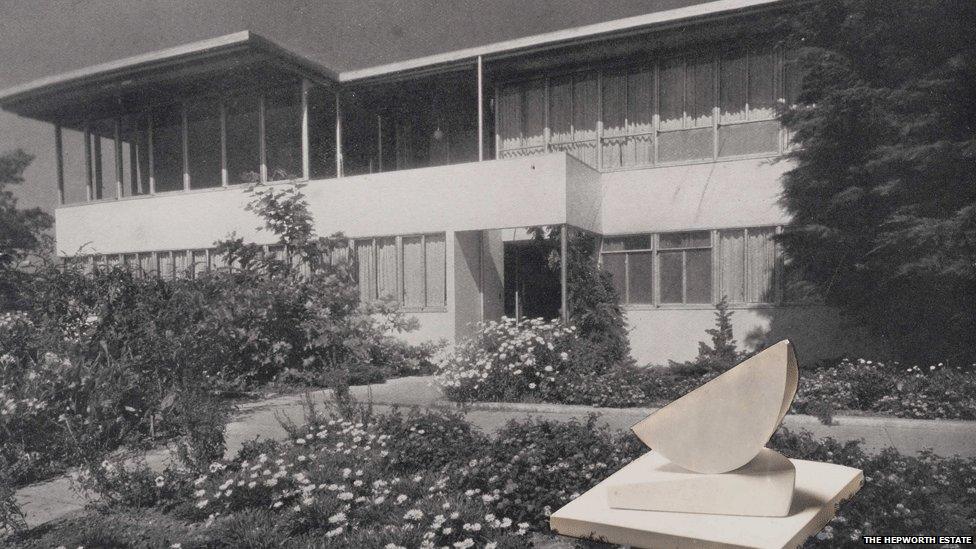 Photo-collage with Two Segments at Richard Neutra's Silver Lake house in Los Angeles 1938