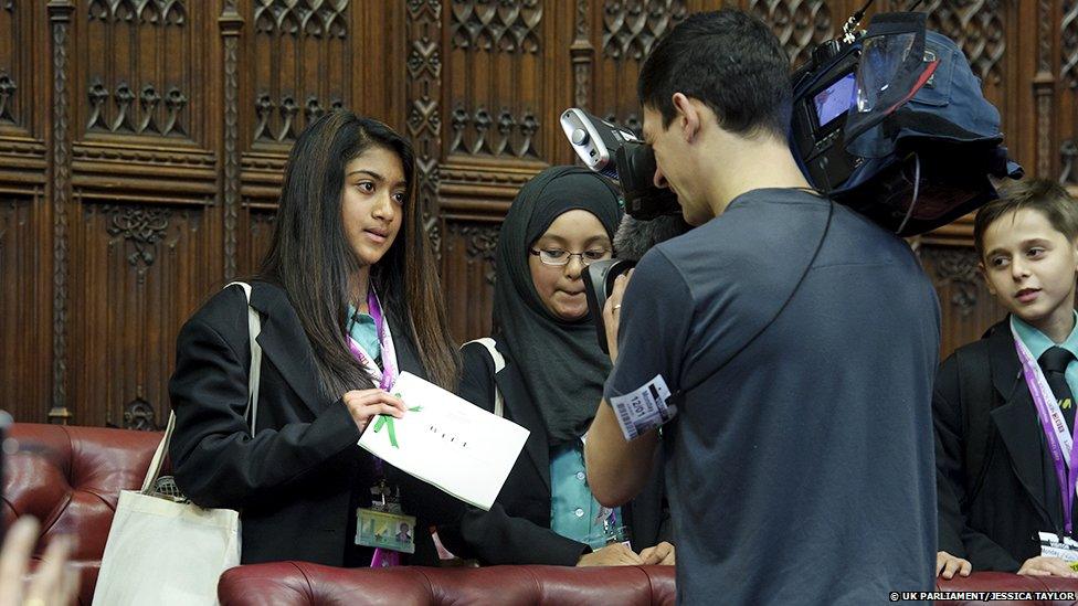Children in the House of Lords.