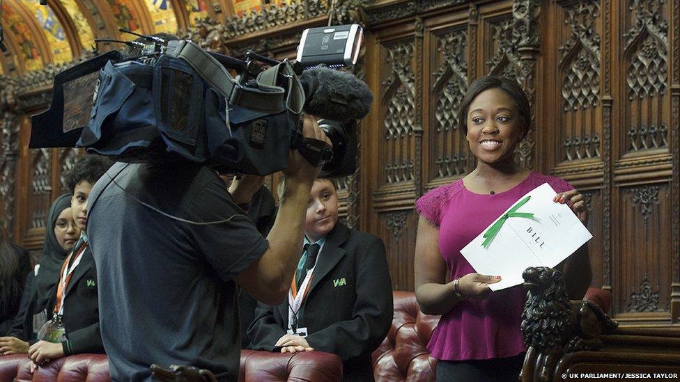 Ayshah Tull in the House of Lords
