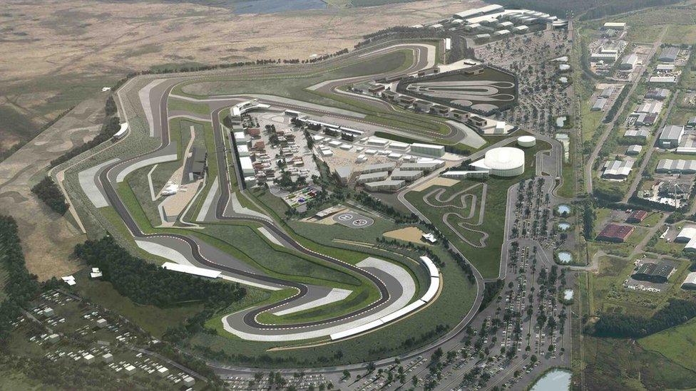 Artist impression of Circuit of Wales