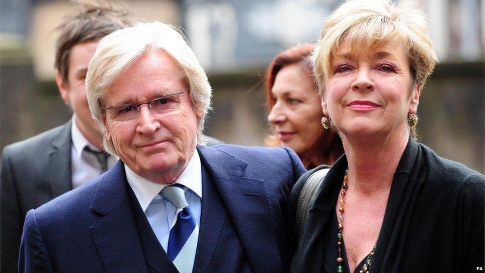 Anne Kirkbride and William Roache