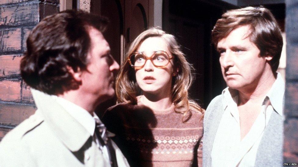 The 1983 love triangle between Mike, Deirdre and Ken was one of the soap's defining storylines