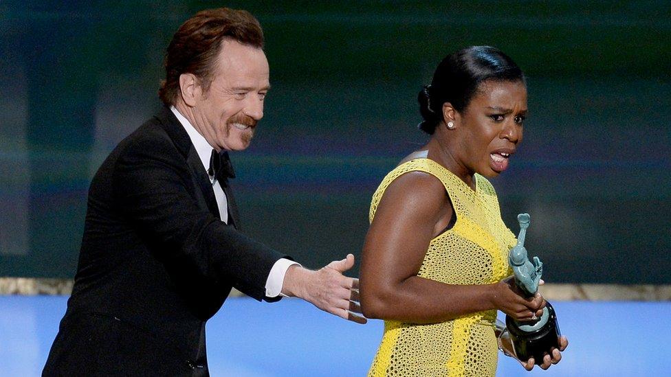 Bryan Cranston and Uzo Aduba from Orange is the New Black