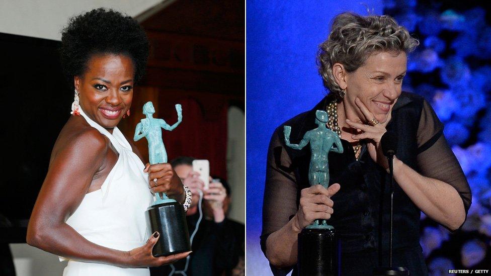 Viola Davis and Frances McDormand