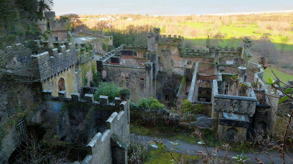 The derelict Gwrych Castle, near Abergele in Conwy, was photographed by Pete Whitehead, of Y Felinheli, Gwynedd.