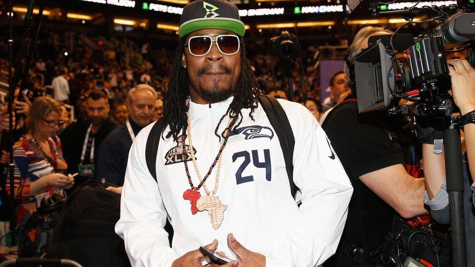 Seattle Seahawks running back Marshawn Lynch