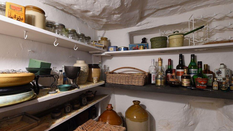 A view of the pantry at Stoneywell