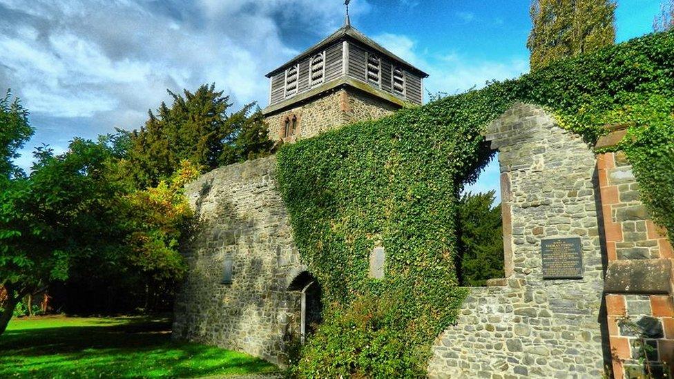 St. Mary's Church in Newtown, Powys