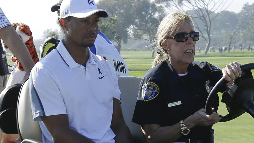 Tiger Woods withdraws from Torrey Pines opening round through injury