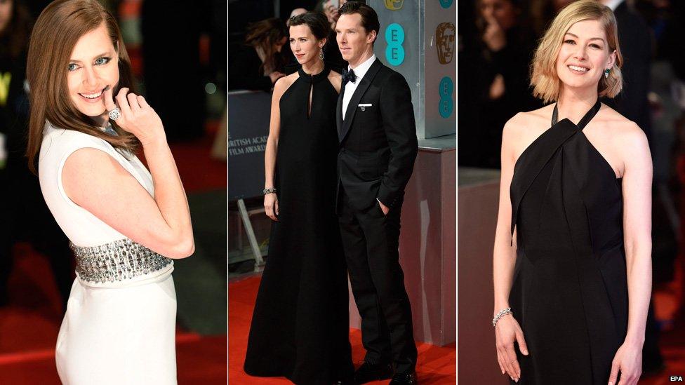 Amy Adams, Benedict Cumberbatch (with Sophie Hunter) and Rosamund Pike