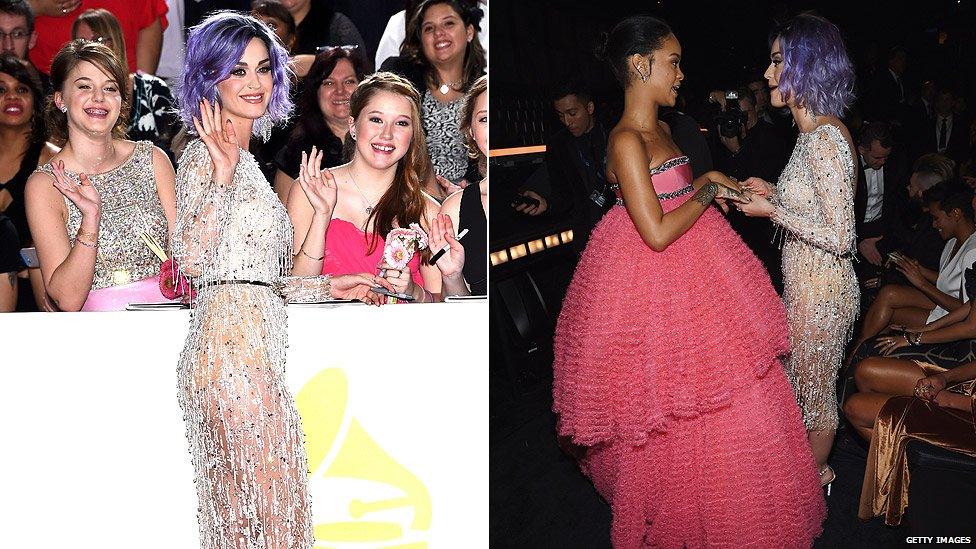 Katy Perry and Rihanna