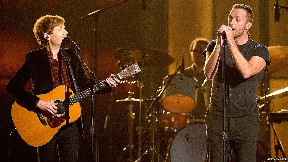 Beck and Chris Martin