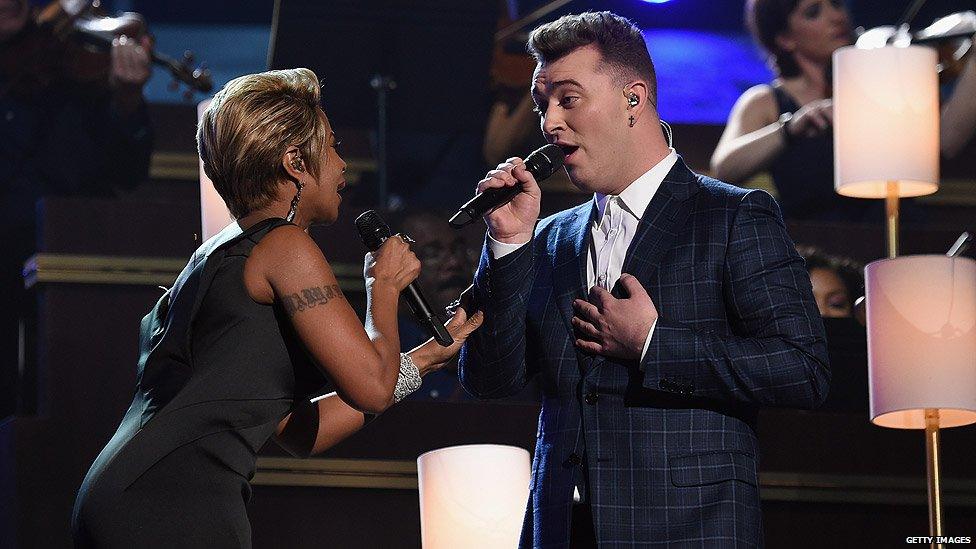 Sam Smith and Mary J Blige