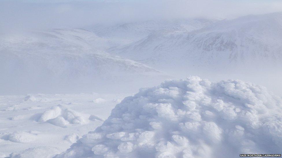 Looking towards Ben Avon from Cairngorm