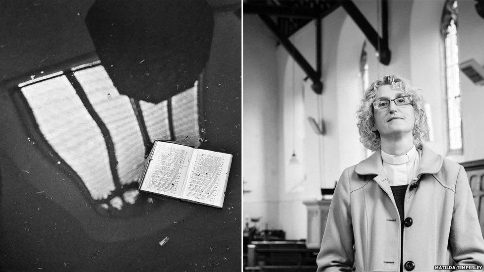 Reverend Jane Haslam, vicar of St Peter and St John Church in Moorland, taken by Matilda Temperley