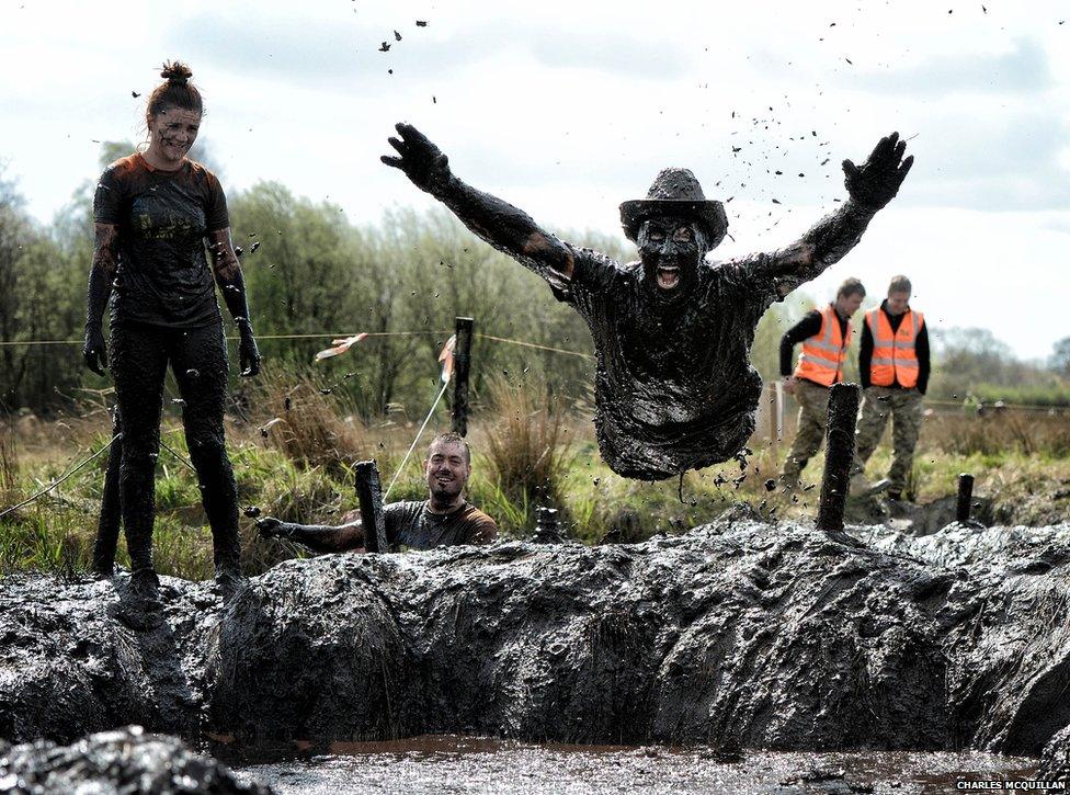 Mud Madness event at Portadown, County Armagh