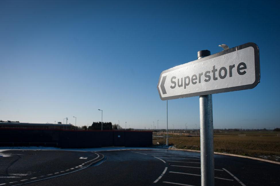 Tesco sign