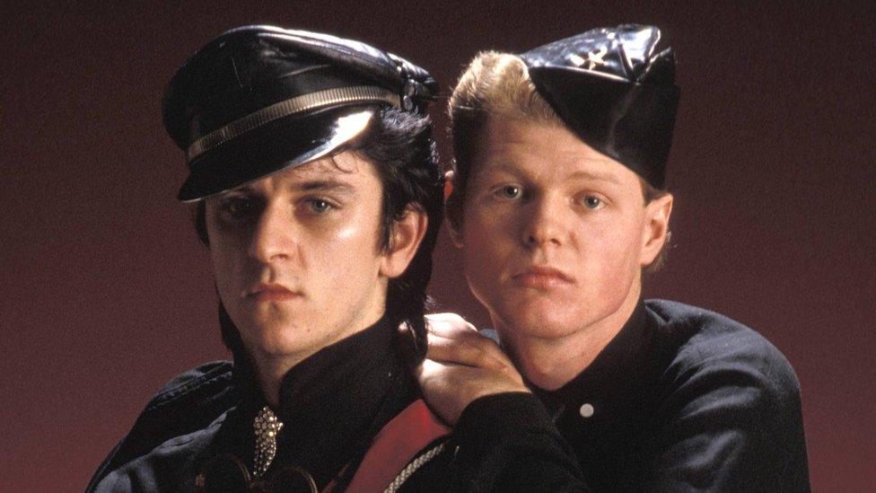 Steve Strange and Rusty Egan from Visage