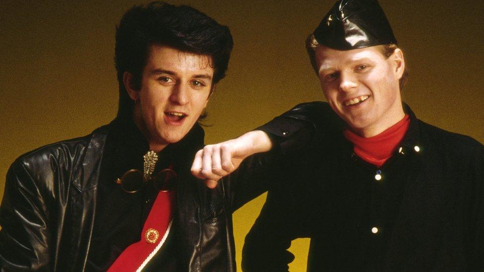 Steve Strange and Rusty Egan from Visage