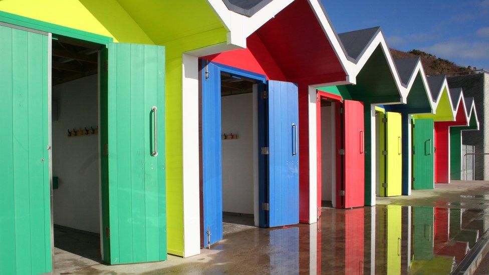 These colourful beach huts at Barry Island were photographed by Christine Lewis from Cardiff