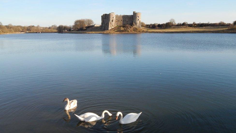 Carew Castle in Pembrokeshire by Blair Webley from St Florence