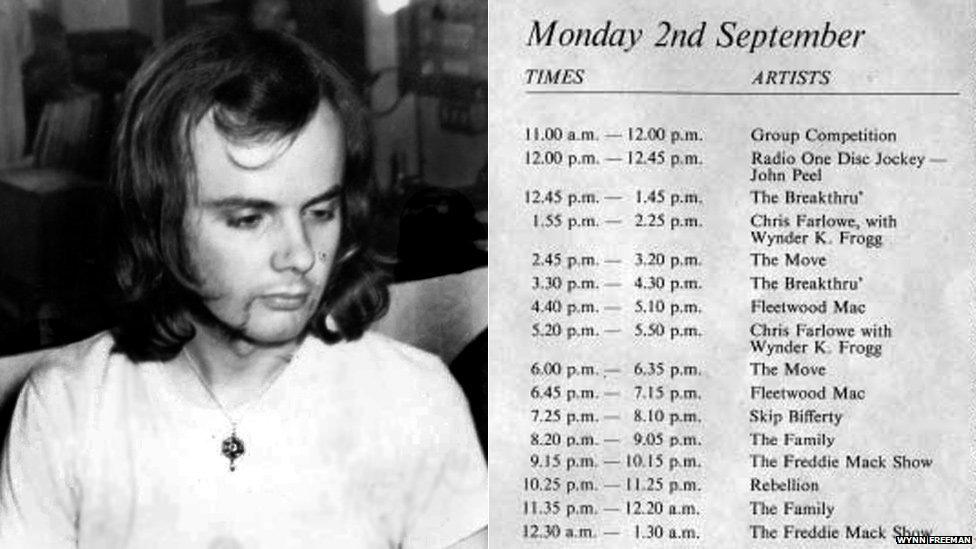 John Peel and a set list