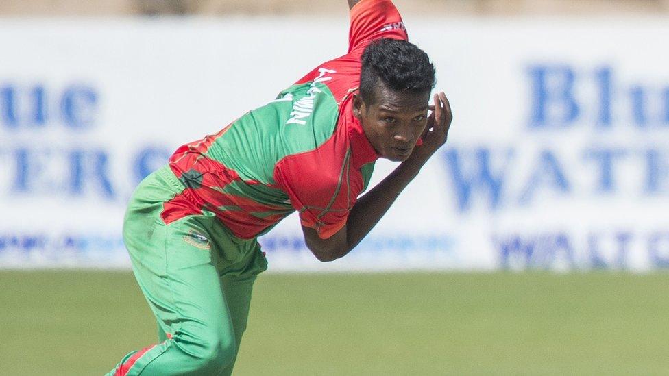 Bangladesh bowler Al-Amin Hossain