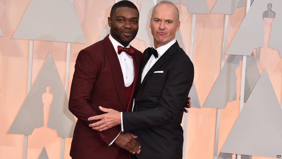 David Oyelowo and Michael Keaton