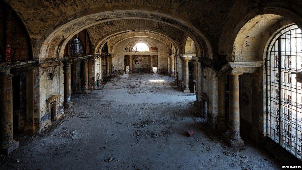 Michigan Central Station in June 2009.