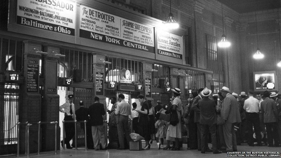 Signs display train services