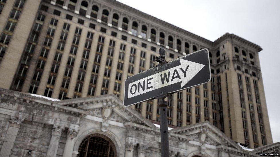 Michigan Central Station in February 2013.