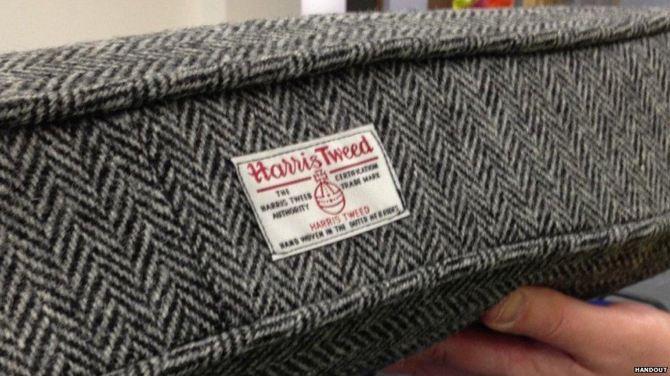 Harris Tweed upholstery