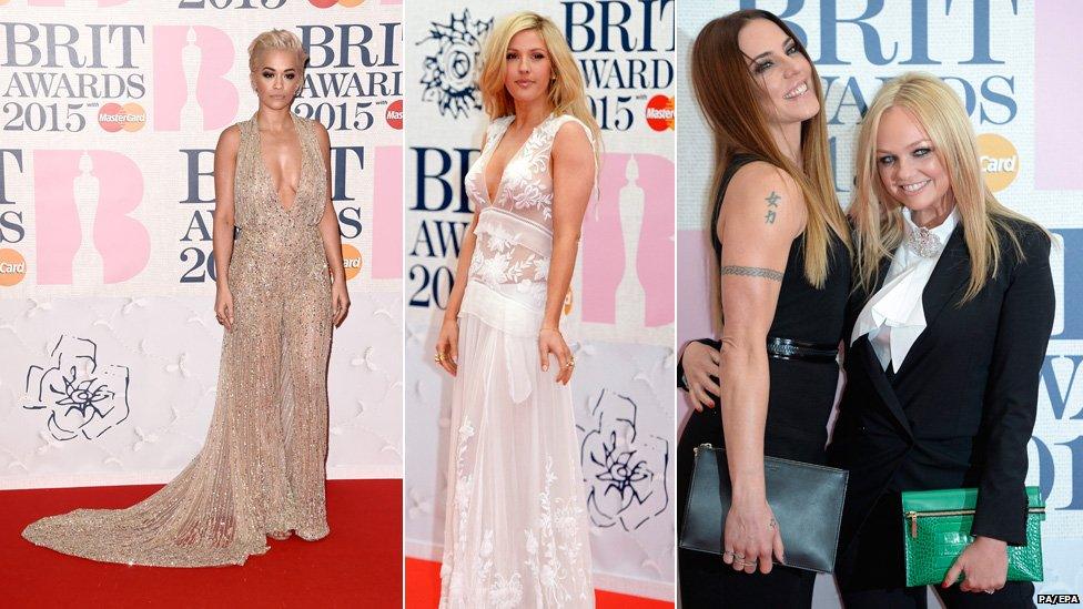 Rita Ora, Ellie Goulding, Mel C and Emma Bunton