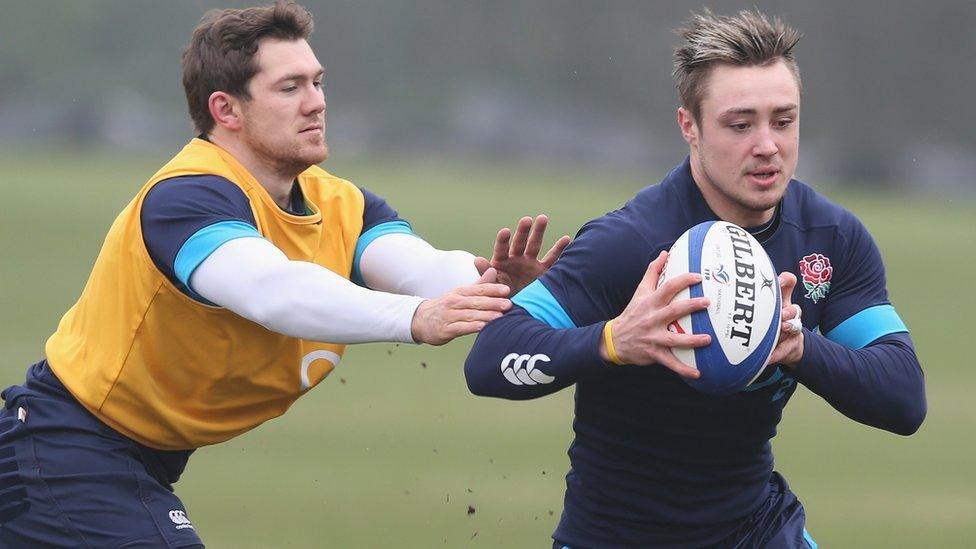 Alex Goode and Jack Nowell