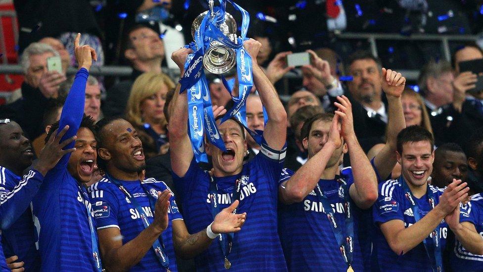 John Terry celebrates