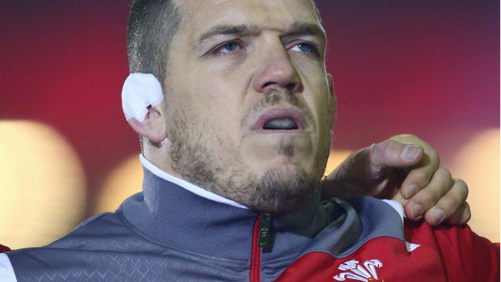 Wales prop Paul James